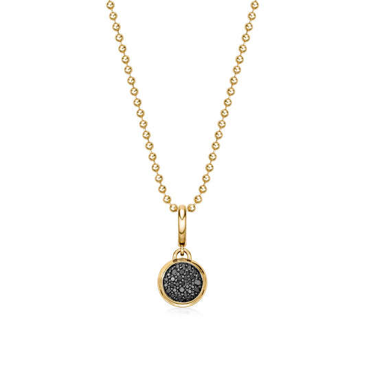 Black Diamond Caviar Tin Charm by Chantel Shafie