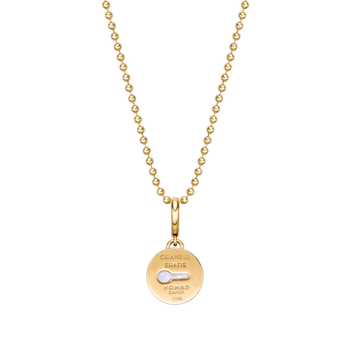 Black Diamond Caviar Tin Charm by Chantel Shafie